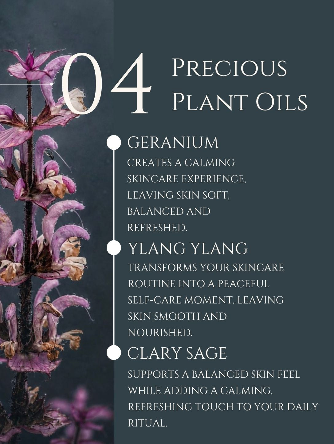 BODY CLEANSER No 4. GERANIUM | YLANG YLANG | CLARY SAGE ALOE VERA | BASIL
