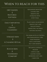 HAND WASH     ALOE VERA | NEEM    No 5. PAPYRUS | SANDALWOOD
