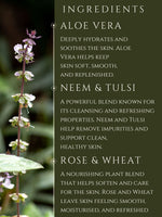 BODY CLEANSER No 4. GERANIUM | YLANG YLANG | CLARY SAGE ALOE VERA | BASIL