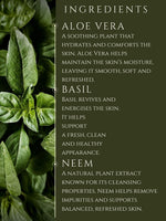 BODY CLEANSER No 6. BERGAMOT ALOE VERA | BASIL