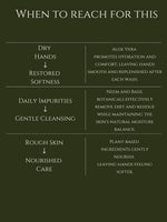 HAND WASH     ALOE VERA | NEEM    No 8. OUD | BERGAMOT
