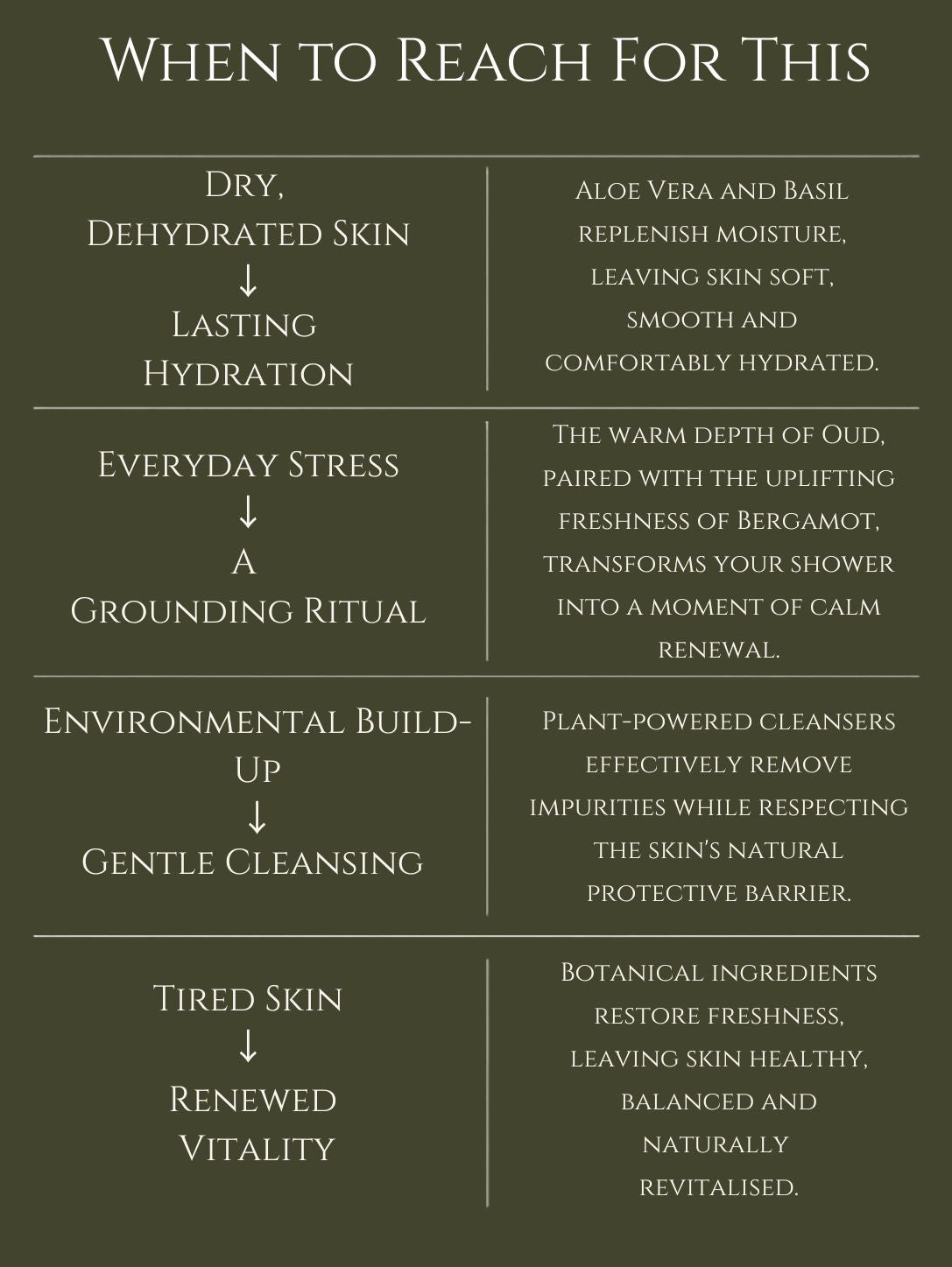 BODY CLEANSER No 8. OUD | BERGAMOT ALOE VERA | BASIL