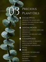 BODY CLEANSER No 3. EUCALYPTUS | SANDALWOOD | CEDARWOOD | ROSE ALOE VERA | BASIL
