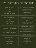 HAND WASH     ALOE VERA | NEEM    No 3. EUCALYPTUS | SANDALWOOD | CEDARWOOD | ROSE