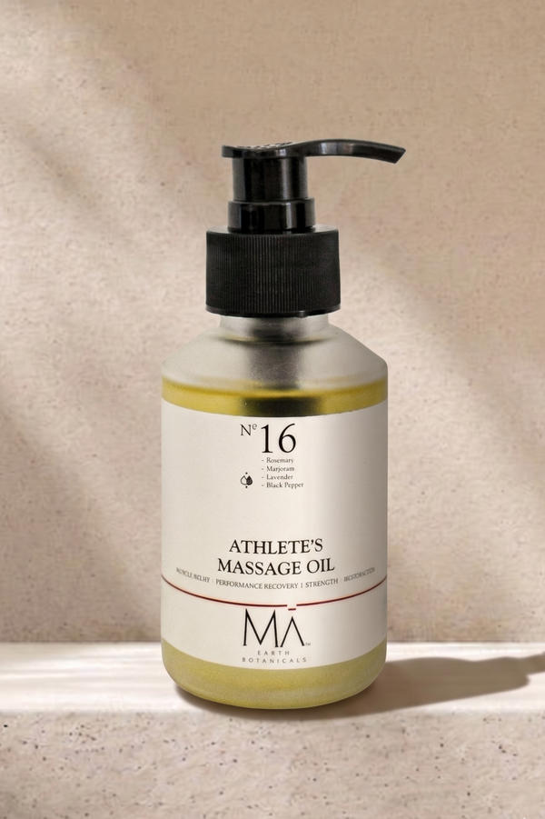 ATHLETE'S MASSAGE OIL     No 16   MARJORAM | ROSEMARY | LAVENDER | BLACK PEPPER