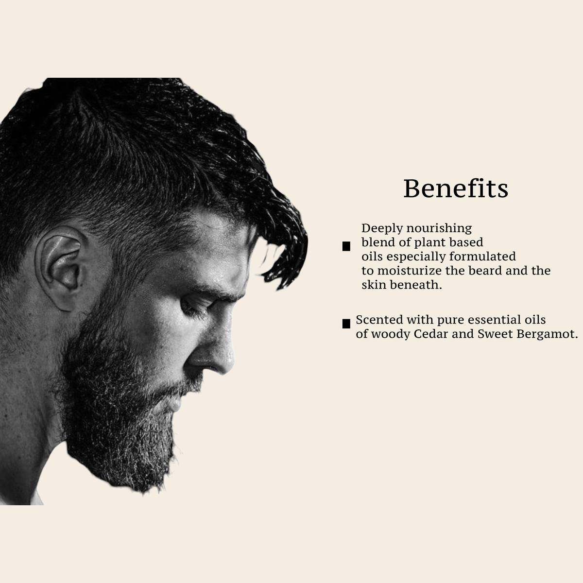 BOTANICAL BEARD OIL - GROOM, HYDRATE, STRENGTHEN