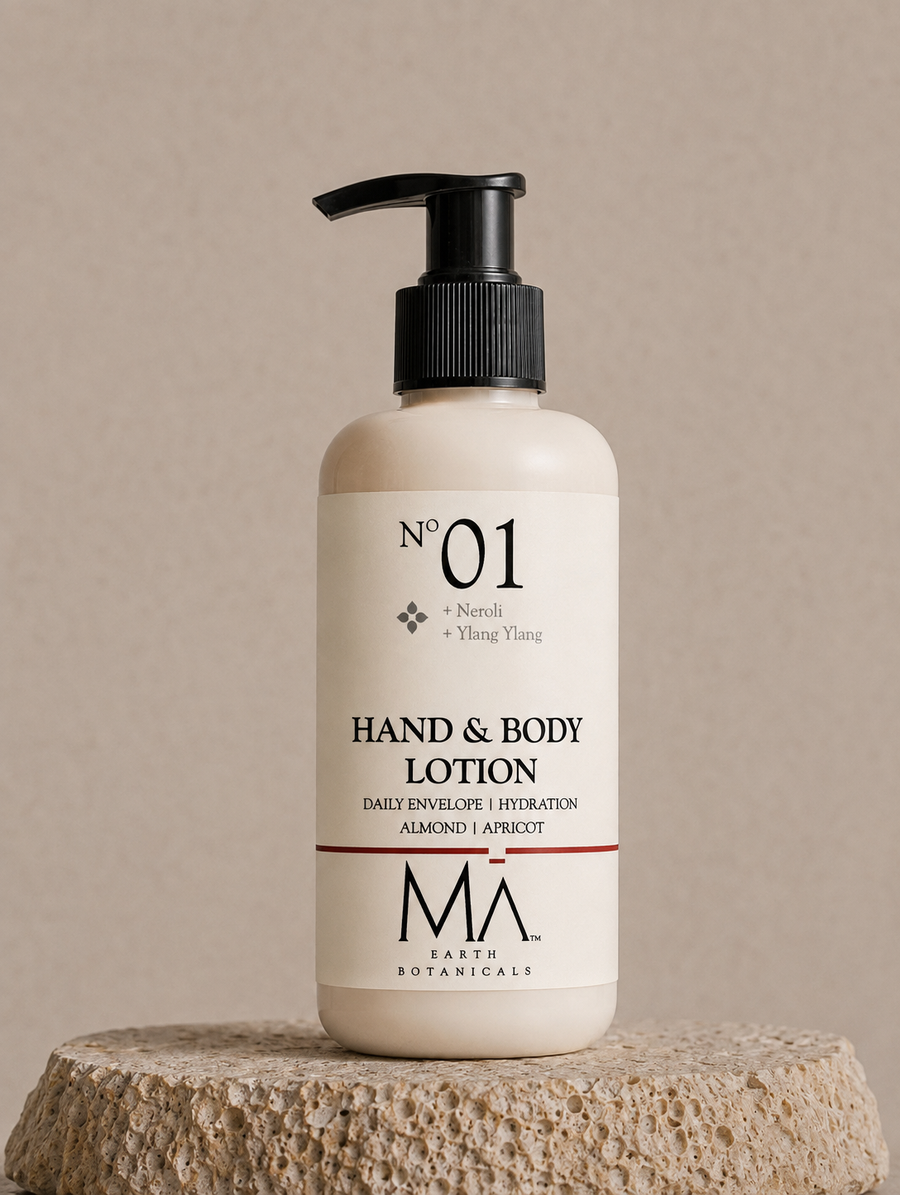 HAND AND BODY LOTION No 1. NEROLI | YLANG YLANG ALMOND | APRICOT