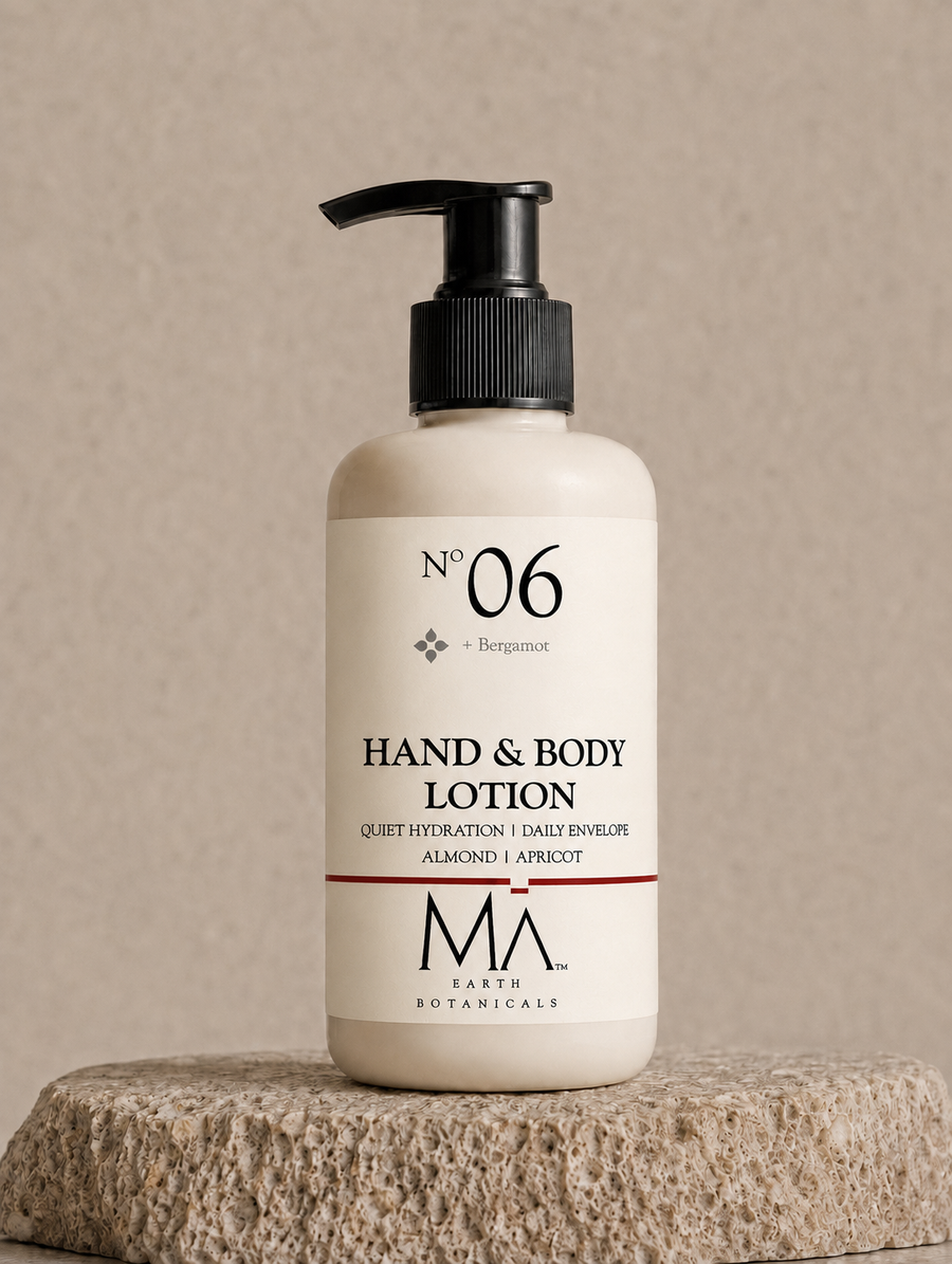 HAND AND BODY LOTION    ALMOND | APRICOT    No 6. BERGAMOT