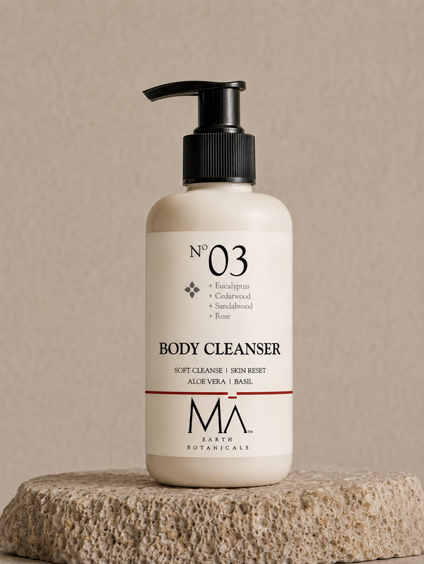 BODY CLEANSER     ALOE VERA | BASIL    No 3. EUCALYPTUS | SANDALWOOD | CEDARWOOD | ROSE