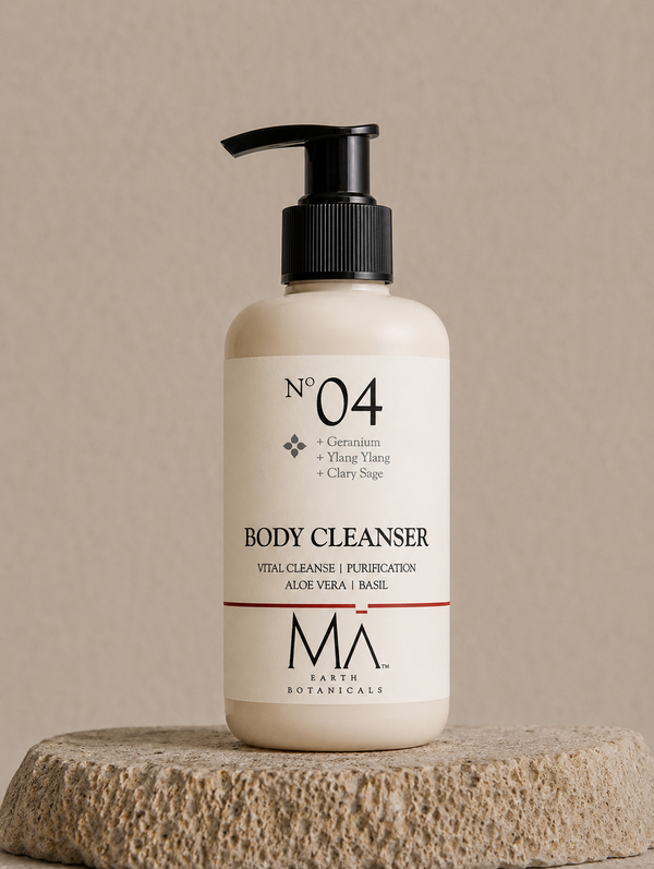BODY CLEANSER     ALOE VERA | BASIL    No 4. GERANIUM | YLANG YLANG | CLARY SAGE