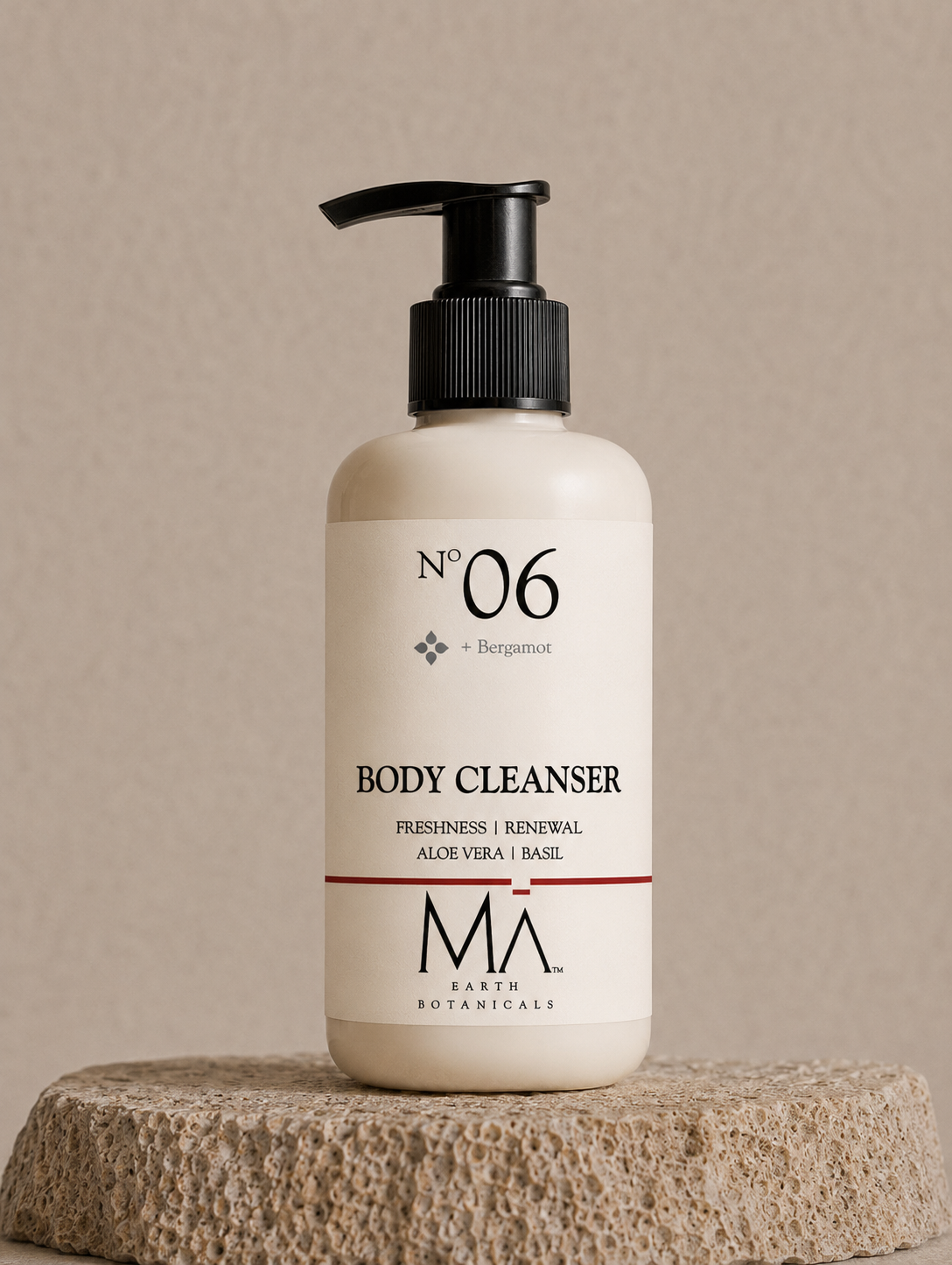 BODY CLEANSER No 6. BERGAMOT ALOE VERA | BASIL