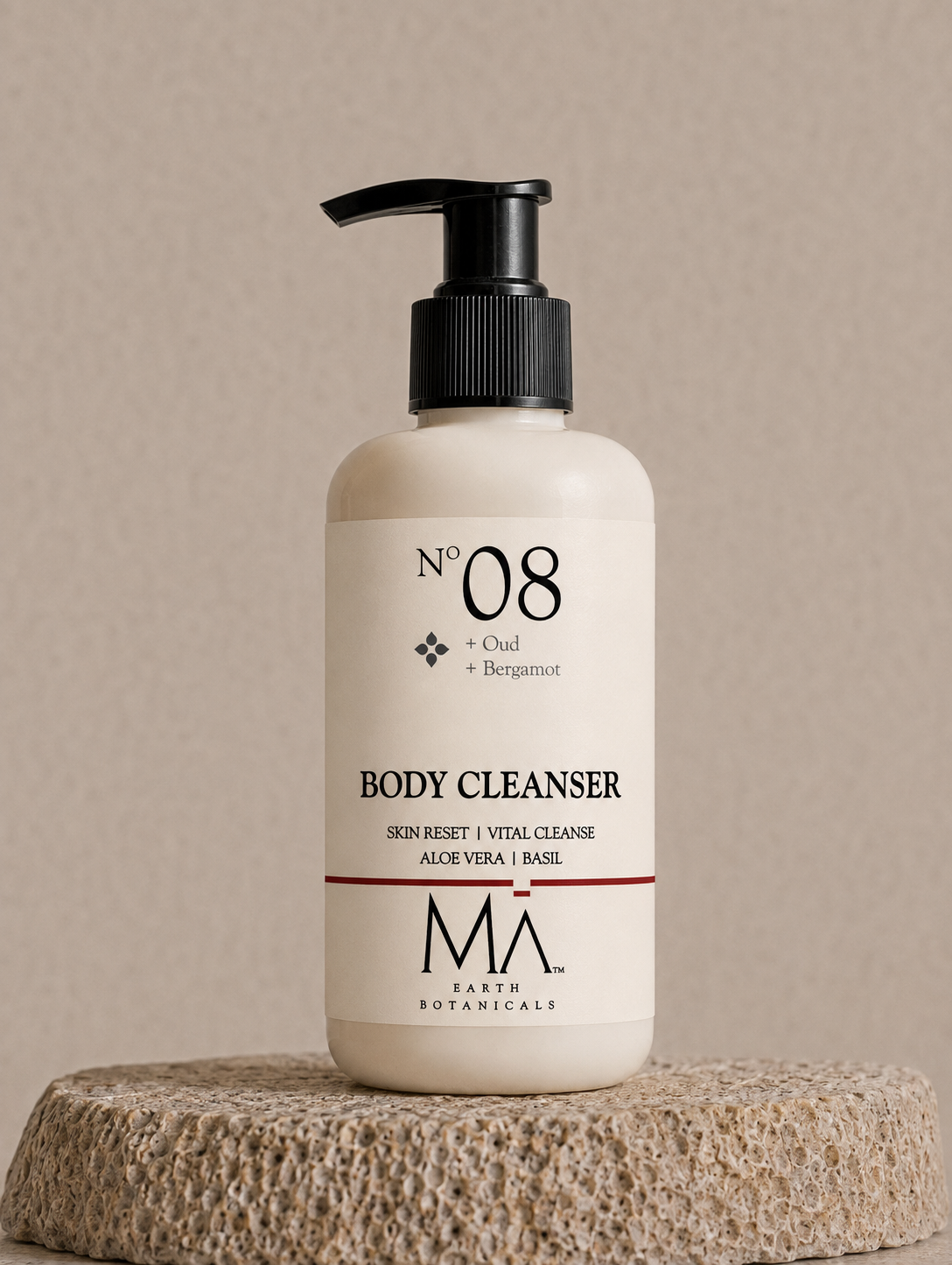 BODY CLEANSER No 8. OUD | BERGAMOT ALOE VERA | BASIL