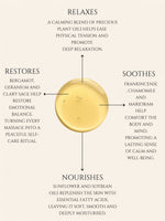 RELAXING MASSAGE OIL      No 19   FRANKINCENSE | BERGAMOT | CLARY SAGE | CHAMOMILE | MARJORAM