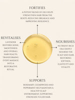 FORTIFYING HAIR OIL     ALMOND | MOROCCAN | ONION | COCONUT     No 2. ROSEMARY | CEDARWOOD | LAVENDER | PEPPERMINT