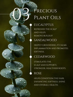 HAIR CONDITIONER     ALOE VERA | LIQUORICE | ROSEMARY    No 3. EUCALYPTUS | SANDALWOOD | CEDARWOOD | ROSE