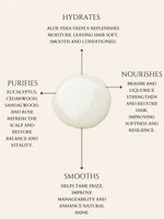 HAIR CONDITIONER     ALOE VERA | LIQUORICE | ROSEMARY    No 3. EUCALYPTUS | SANDALWOOD | CEDARWOOD | ROSE