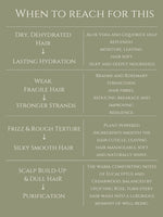 HAIR CONDITIONER     ALOE VERA | LIQUORICE | ROSEMARY    No 3. EUCALYPTUS | SANDALWOOD | CEDARWOOD | ROSE