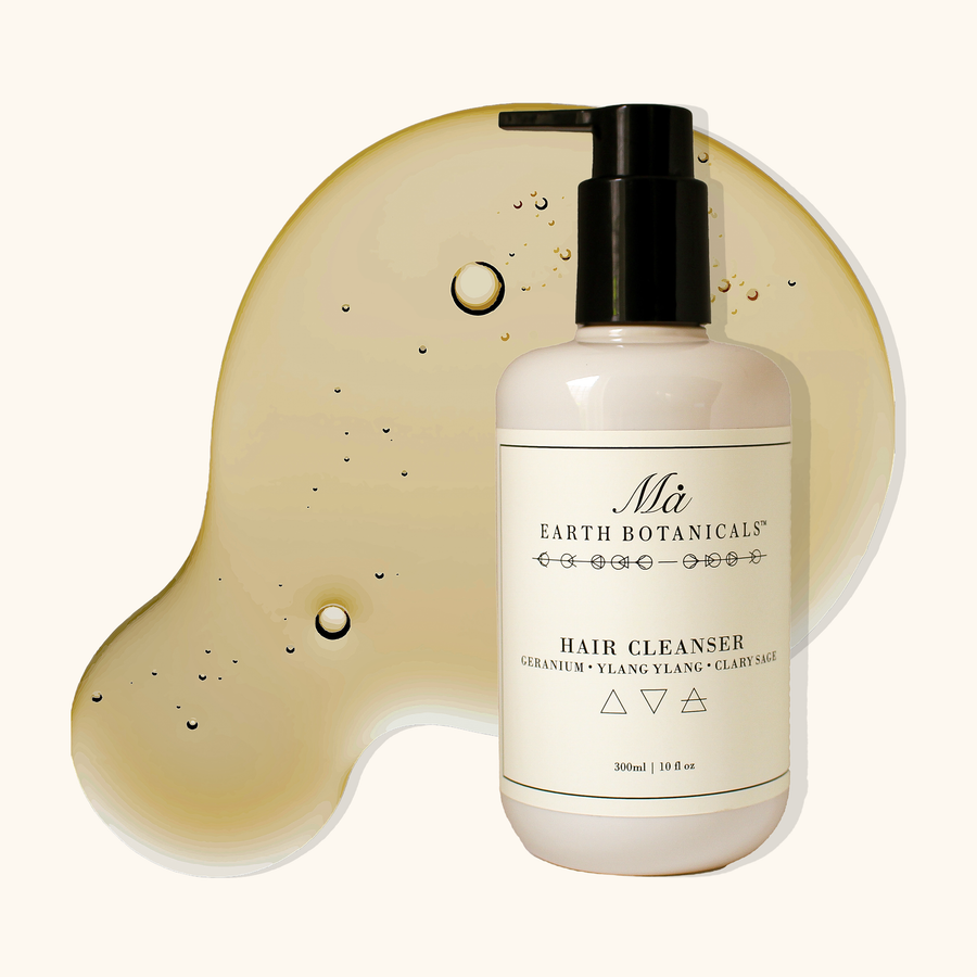 HAIR CLEANSER - (Enriched with Amla, Shikakai & Brahmi) GERANIUM, YLANG YLANG & CLARY SAGE