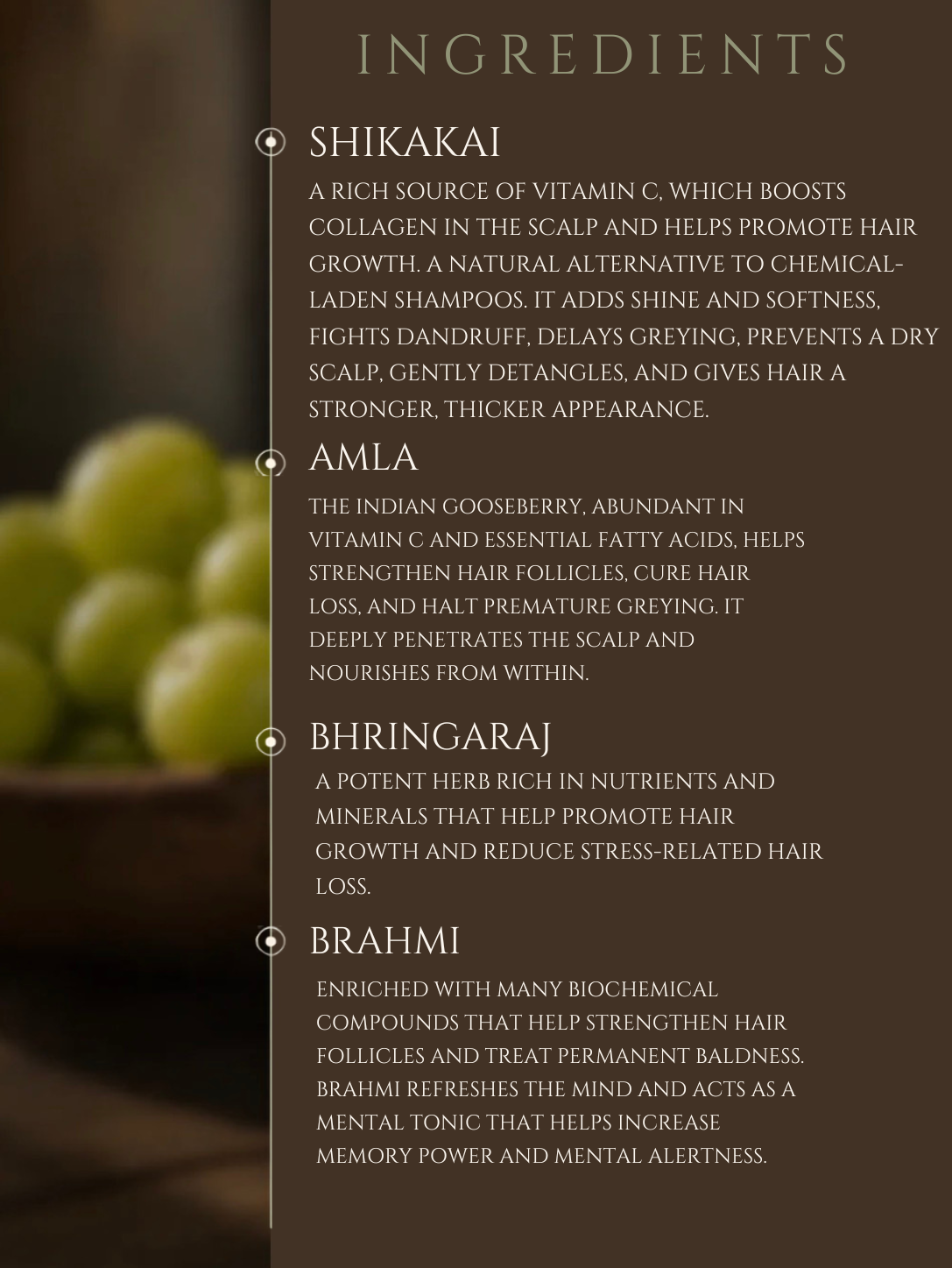 HAIR CLEANSER   <br>  AMLA | SHIKAKAI | BRAHMI   <br> No 2. ROSEMARY | CEDARWOOD | LAVENDER | PEPPERMINT