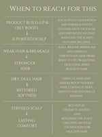 HAIR CLEANSER  AMLA | SHIKAKAI | BRAHMI No 3. EUCALYPTUS | SANDALWOOD | CEDARWOOD | ROSE