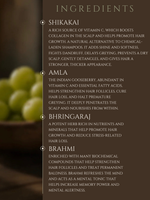 HAIR CLEANSER AMLA | SHIKAKAI | BRAHMI No 9. MANDARIN | AMBER | VANILLA