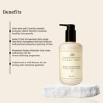 HAIR CONDITIONER (Enriched with Aloe Vera, Licorice & Rosemary) ROSEMARY, CEDARWOOD, LAVENDER & PEPPERMINT