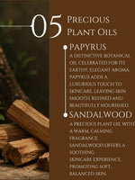 HAND AND BODY LOTION    ALMOND | APRICOT    No 5. PAPYRUS | SANDALWOOD