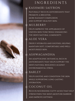 SUNSCREEN LOTION SPF 30    KASHMIRI SAFFRON | MULBERRY    No 3. EUCALYPTUS | SANDALWOOD | CEDARWOOD | ROSE