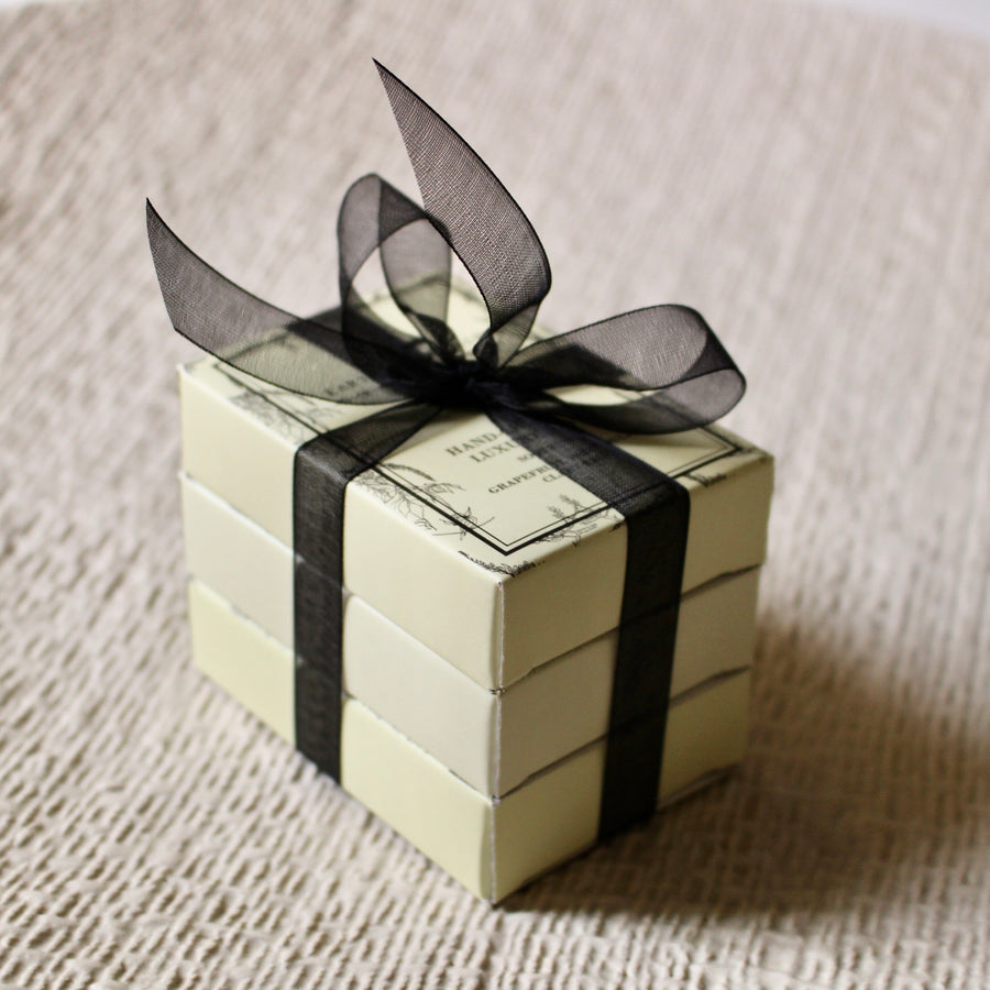 THE LUXURY RADIANCE SOAP TRIO - Invigorating • Blissful • Calming