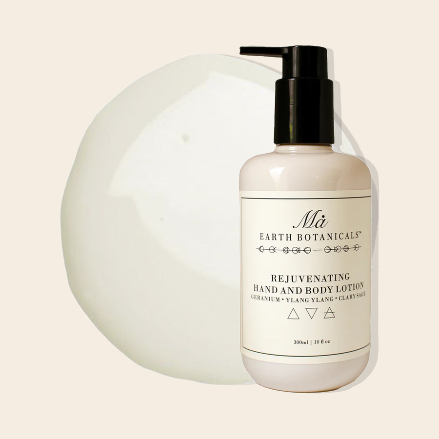 REJUVENATING HAND & BODY LOTION - GERANIUM, YLANG YLANG, CLARY SAGE