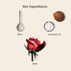 ROSE & COCONUT, PINK HIMALAYAN SALT BODY EXFOLIANT