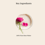 ROSE WATER -100% Pure Steam-Distilled Edible Rose Water, From Organic Damask Roses Grown in Uttarakhand