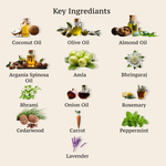REJUVENATING HAIR OIL (Enriched with Almond, Moroccan, Onion & Coconut Oil)