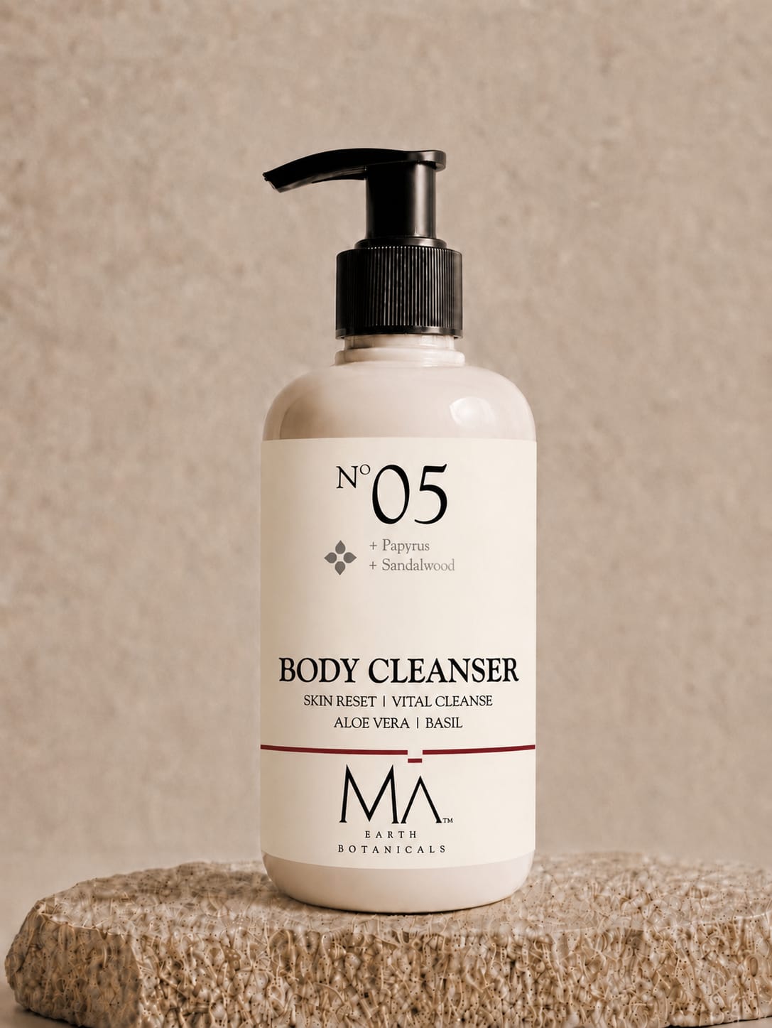 BODY CLEANSER     ALOE VERA | BASIL    No 5. PAPYRUS | SANDALWOOD