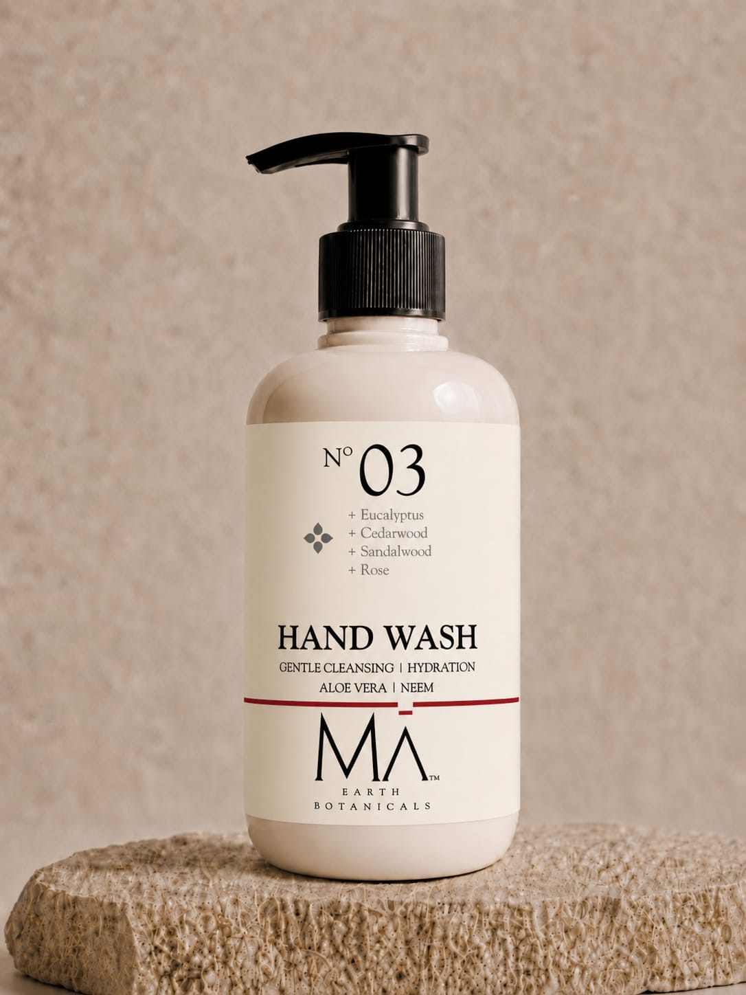 HAND WASH     ALOE VERA | NEEM    No 3. EUCALYPTUS | SANDALWOOD | CEDARWOOD | ROSE