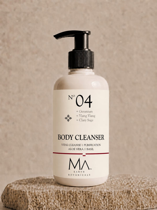 BODY CLEANSER     ALOE VERA | BASIL    No 4. GERANIUM | YLANG YLANG | CLARY SAGE